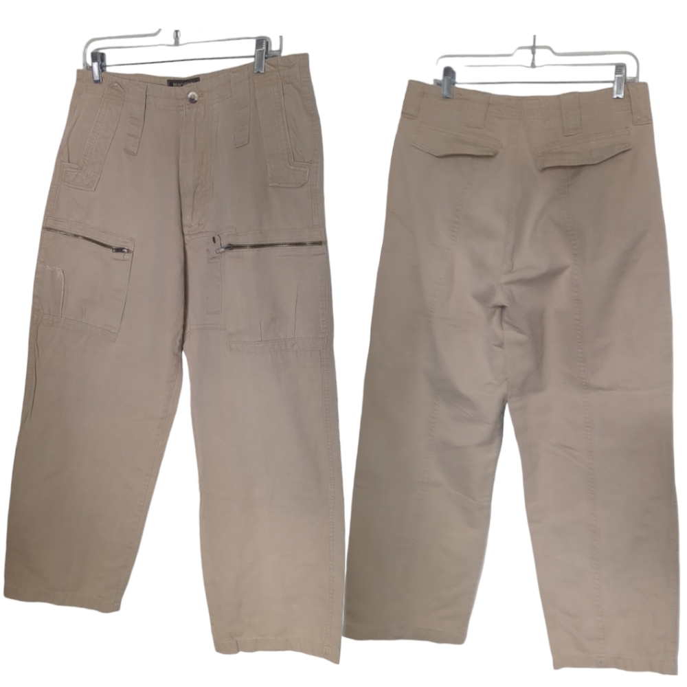 MACHINE Men's Cargo Beige 100% Size 34/32